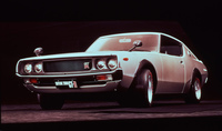 1973年1月に登場した、4代目「スカイライン」の「2000GT-R」。従来モデルとは異なり、レースに投入されることはなかった。