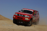 2004年のパリダカに出場した、池町選手の「日産パトロール」