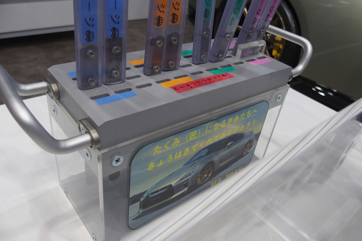 日産ブースの様子。