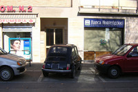 同じくシエナで。元祖「500」を挟み討ち! の図。