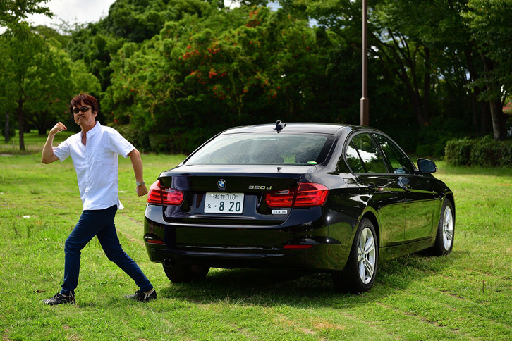 筆者の愛車“エリート特急”こと「BMW 320d」。(写真=池之平昌信)