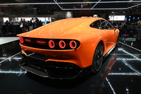 ボディーの全長は5204mm。ド派手なスタイリングながら市販モデルとそう変わらないとされている。