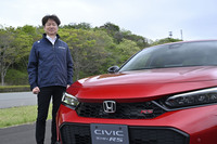 「シビックe:HEV RS」の開発を主導した本田技研工業のLPLチーフエンジニア四輪開発本部完成車開発統括部LPL室の柿沼秀樹氏。今回、導入の狙いや開発の経緯について話を聞いた。