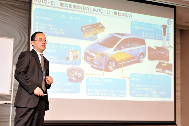 華創日本のCEOで、華創車電の取締役社長を務める李 俊忠氏。