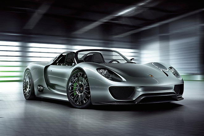 ポルシェ、HVスポーツ「918スパイダー」発表【ジュネーブショー2010