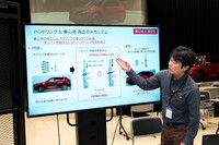 足まわりに関しては、シミュレーション技術を駆使したモデルベース開発を活用して、ダンパーを解析。日本の使用環境に合わせた特性をつくり込んだという。