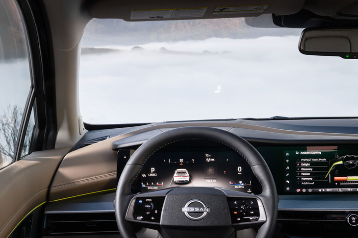 日産ムラーノ(ヘッドアップディスプレイ)