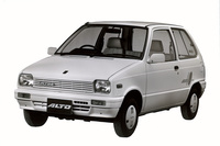 1985年に登場した「スズキ・アルト 麻美スペシャル」。歌手・女優の小林麻美をイメージキャラクターにしていたが、パステル調の内外装は当人のイメージとはちょっとかけ離れていた。