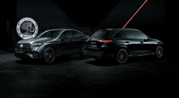 「AMG GLC53 4MATIC+クーペ エディションダークパフォーマンス(ISG)」(写真左)と、「AMG GLC53 4MATIC+エディションダークパフォーマンス(ISG)」(同右)。