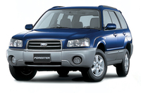 【スペック】スバル・フォレスターX20(4AT):全長×全幅×全高=4450×1735×1590mm/ホイールベース=2525mm/車重=1340kg/駆動方式=4WD/2リッター水平対向4気筒SOHC16バルブ(137ps/5600rpm、19.0kgm/3200rpm)/車両本体価格=195.0万円(写真は15インチアルミホイール装着車)