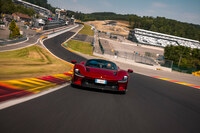 スパ・フランコルシャンでの走行はパレードラン程度に車速が制限されており、インプレッションを得られるほどには走り込むことができなかった。