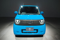 フロントフェイスやボンネット、フロントフェンダーなどは「N-ONE e:」の専用デザイン。普通充電口とCHAdeMO規格に対応する直流急速充電口をフロントグリルに配置している。