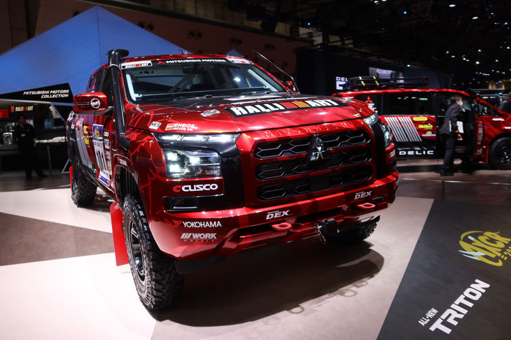 三菱トライトン(アジアクロスカントリーラリー2023参戦車両)