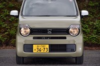 丸目が印象的な新型「N-WGN」のフロントフェイスは「生活のパートナーにふさわしい、親しみやすい表情」をテーマにデザインされた。