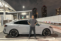 「M235 xDriveグランクーペ」のボディーサイズは全長×全幅×全高=4550×1800×1435mm、ホイールベースは2670mm。これくらいのサイズが日本で乗るのにはちょうどいい。