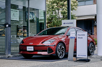 ワールド・カー・オブ・ザ・イヤーとワールドEV、ワールド・カー・デザイン・オブ・ザ・イヤーの3冠に輝いた電動4ドアクーペ「アイオニック6」。ヒョンデのEV専用ブランド「IONIQ(アイオニック)」の第2弾モデルで、2023年中の導入がアナウンスされている。