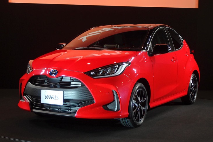 2020年2月の発売日よりも4カ月も前に発表された新型「ヤリス」。ハイブリッド車の価格帯は199万8000円から249万3000円で、シリーズの中では上級モデルと位置付けられる。