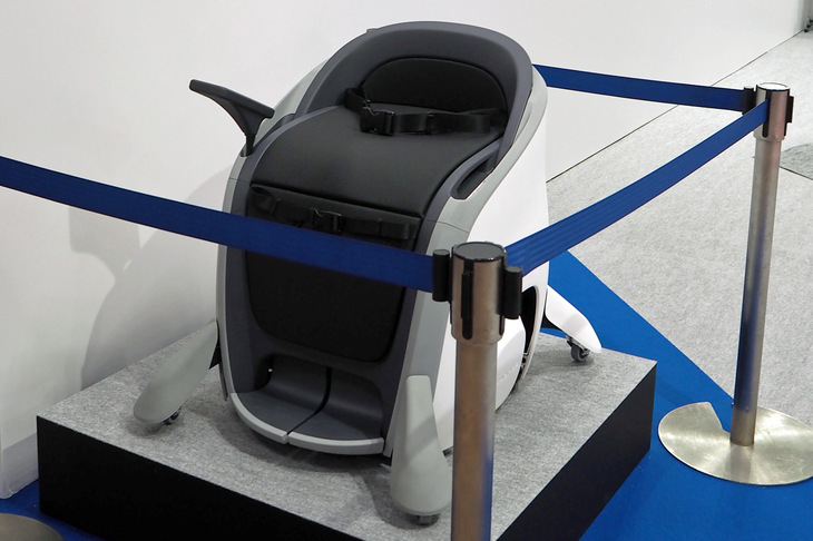 ホンダのプログラムで使用するパーソナルモビリティー「UNI-ONE(ユニワン)」。