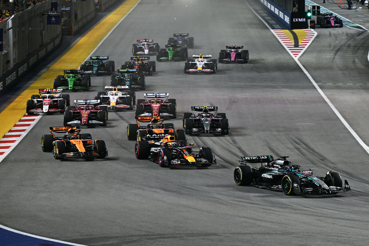 F1 2025】第18戦シンガポールGPでラッセル今季2勝目 マクラーレンは6戦