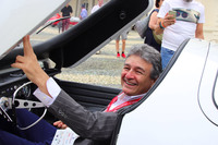 テステュードを操縦していたのは、ジョルジェット・ジウジアーロ氏の子息、ファブリツィオ・ジウジアーロ氏だった。