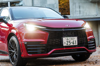 バンパー下部にまで広がった大型グリルが高性能ぶりをアピール。実際、黒く見える部分のほとんど全部が開口部だ。