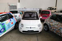 トリノ・ミラフィオーリの「FCAヘリティッジ・ハブ」に保存されている「トレピゥーノ」のモックアップ。2022年6月撮影。