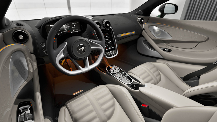 「ホーソーン」カラーのモデルのインテリア。