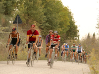 2017年10月1日にトスカーナ州シエナ県で催されたヴィンテージ自転車走行会「エロイカ」にて。