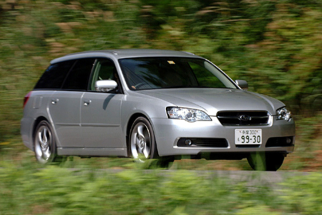 【スペック】レガシィツーリングワゴン 3.0R:全長×全幅×全高=4680×1730×1470mm/ホイールベース=2670mm/車重=1480kg/駆動方式=4WD/3リッター水平対向6 DOHC24バルブ(250ps/6600rpm、31.0kgm/4200rpm)/車両本体価格=300.0万円(テスト車=331.0万円)