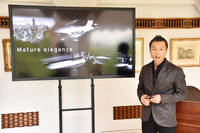 デザイン変更の意図について説明する、チーフデザイナーの玉谷 聡氏。