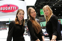 ジュネーブショー2015の会場から(コンパニオン)