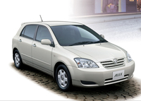 トヨタ アレックス XS180(4AT):全長×全幅×全高=4175×1695×1470mm/ホイールベース=2600mm/車重=1120kg/駆動方式=FF/1.8リッターDOCH16バルブ(132ps/6000rpm、17.3kgm/4200rpm)/車両本体価格=164.8万円