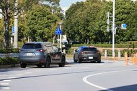 カーブを避けて、安全な停車場所へと向かう「CO-PILOT 2.0」の試作車。