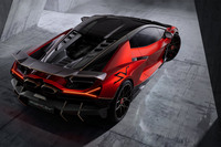 ベース車よりさらにパフォーマンスが引き上げられた「レヴエルトSV」。パワーユニットの最高出力は+50PSの1065PS、最大トルクは+25N・mの1425N・mに高められている。