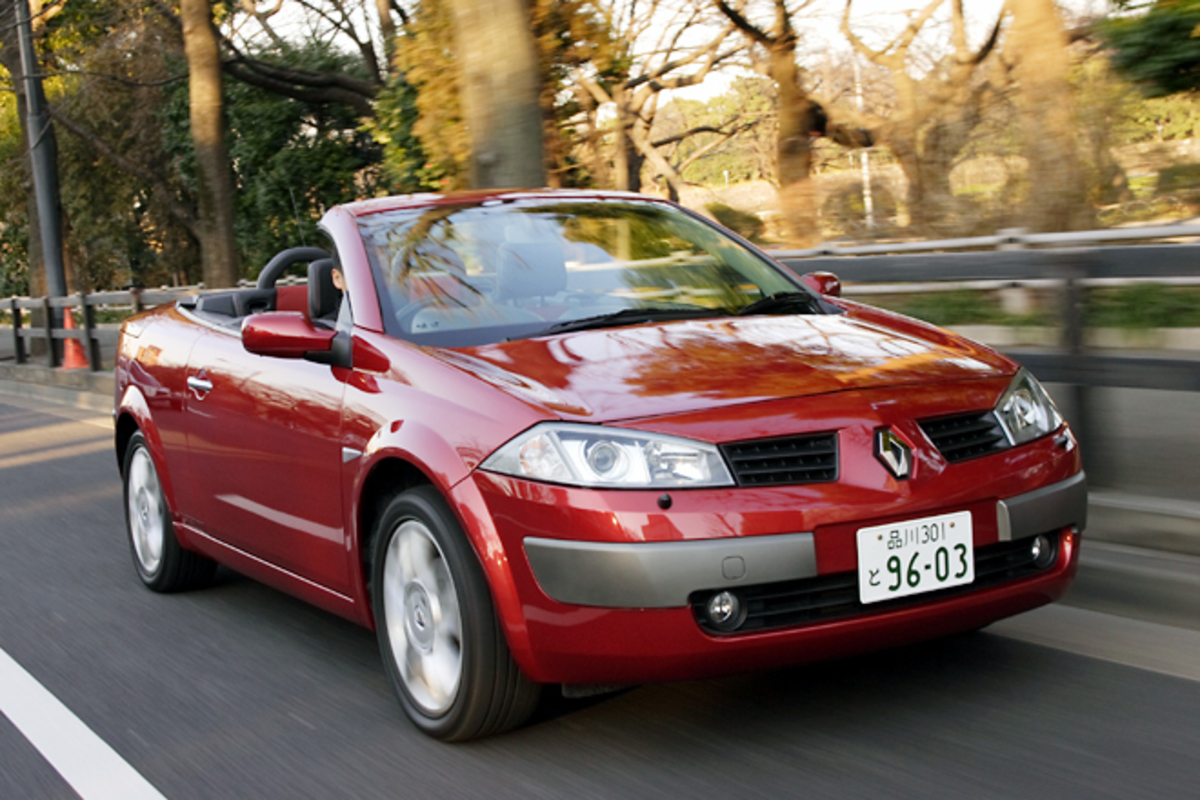 ルノー メガーヌ グラスルーフ カブリオレ 06年 EMF4 ウインカーレバースイッチ/ワイパースイッチ (在庫No:501473) ルノー メガーヌカブリオレ 2005年式モデル グラスルーフ AT の