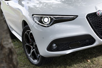 前後バンパーおよびサイドスカート、ホイールアーチ部分がボディー同色にコーディネートされている。