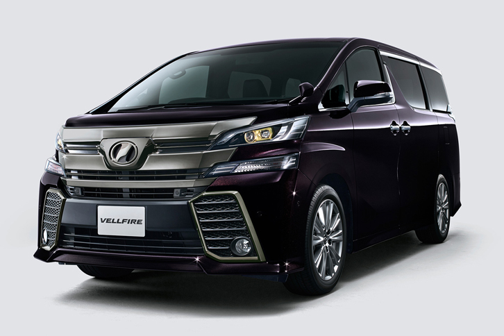 トヨタ・ヴェルファイア」にゴールドでドレスアップした特別仕様車