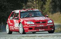 2001年と2002年に、ジュニアWRCでチャンピオンに輝いたシトロエン「サクソ」