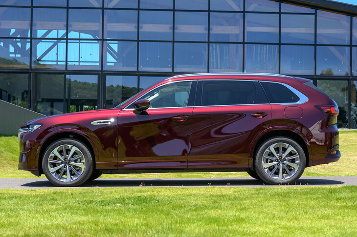 マツダCX-80 XDハイブリッド プレミアムモダン(サイド)