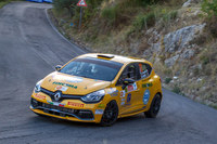 イタリア選手権に参戦している「ルノー・クリオR3T」。今回は直接競う相手ではなかったが、同じクラスのエントラントとしてタイム差を測るには好適な存在だった。