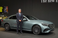 メルセデス・ベンツ日本の上野金太郎社長。2024年は「Eクラス」に続いて「EQS」のメルセデス・マイバッハバージョンや新型「メルセデスAMG GT」などを導入するという。