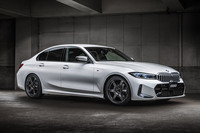 「TE37 SAGA S-plus」では、19インチと20インチのラインナップに、BMW向けサイズが追加設定された。写真は19インチモデルを装着する「BMW 3シリーズ」。