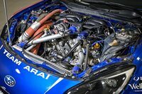 「FA24」エンジンは280PS以上の最高出力と500N・mを超える最大トルクを発生。2026年7月の「ARK ラリー・カムイ」では一時総合2位につけるなど、最近は速さを見せるようになってきている。