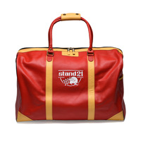 写真はル・ガラージュによるカスタムメイドオーダー実現例。素材はカーフレザーで、バッグの各パーツの色指定はブラック、グレー、サンセットブルー、ロイヤルブルー、ビンテージブルーの全12色が可能。色によってはスウェード革も用意される。 L55×W35×H30cm。価格は5万8000円から。