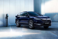 広州ホンダ初のプラグインハイブリッド車として、2021年の上海モーターショーに出展された「ブリーズPHEV」。ホンダは中国において、2つの環境規制によるクレジットの支払いが大きな負担となっており、NEVのラインナップ拡充を急いでいる。