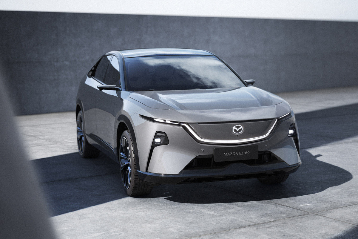 マツダが新たな電動SUV「マツダEZ-60」を上海モーターショーで公開