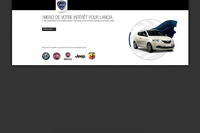 フランスのランチア公式サイト。2017年5月15日の時点ですでにアフターサービス用途の検索機能のみになっている。