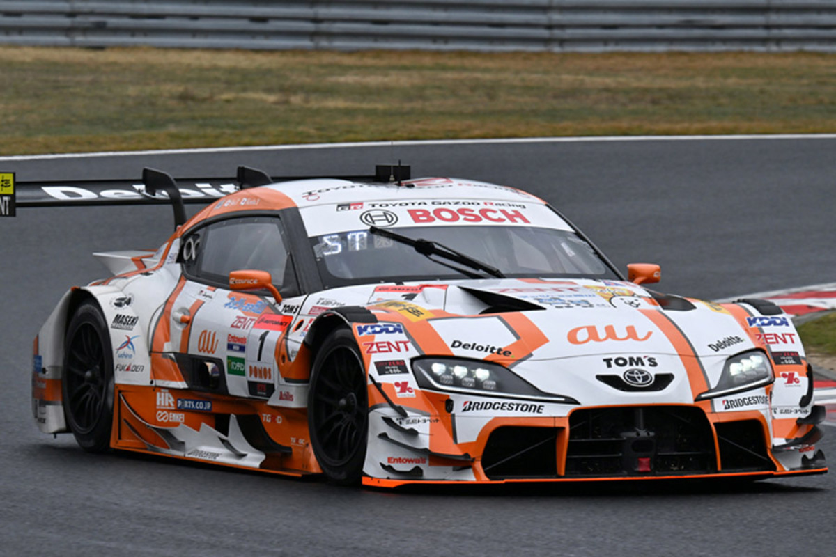 スパーク au TOM’S GR Supra 2025 トムススープラ SUPER GT 2025】開幕戦でau TOM'S GR Supraが勝利 表彰台はGR Supraが