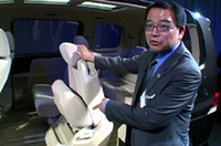 【Movie】新型「ホンダ・ステップワゴン」の、シートアレンジの方法の画像