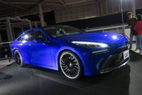 「トヨタ・ミライ」の次期型は2020年末に発売予定。ショーに展示されたのは最終段階のコンセプトモデル。